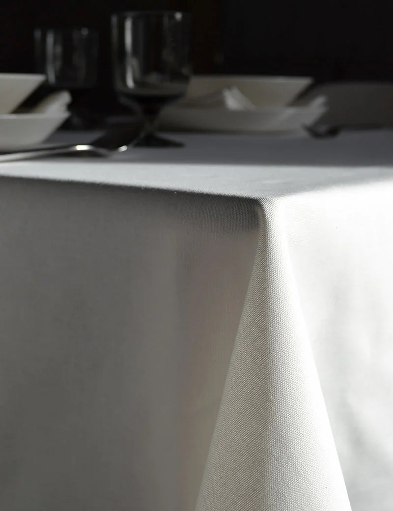 Obrus ​​Uni Bawełniany Kremowy Biały