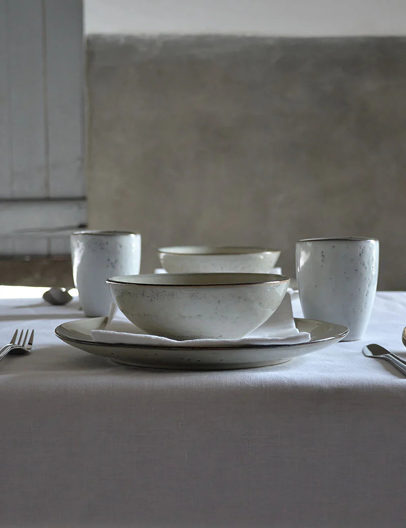 Obrus ​​Cateringowy Lniany Biały